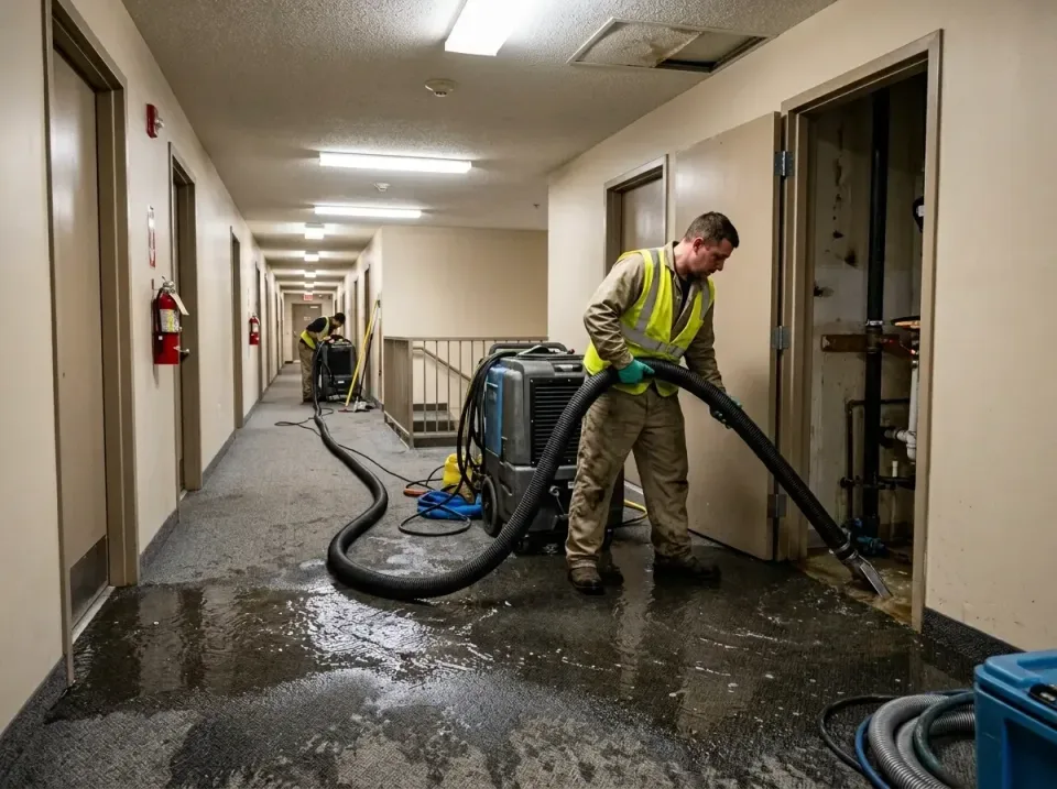multi-unit-apartment-hallway-f-005 — frequently asked questions, Emergency Burst Pipe Water Extraction & Removal in Osage Be…